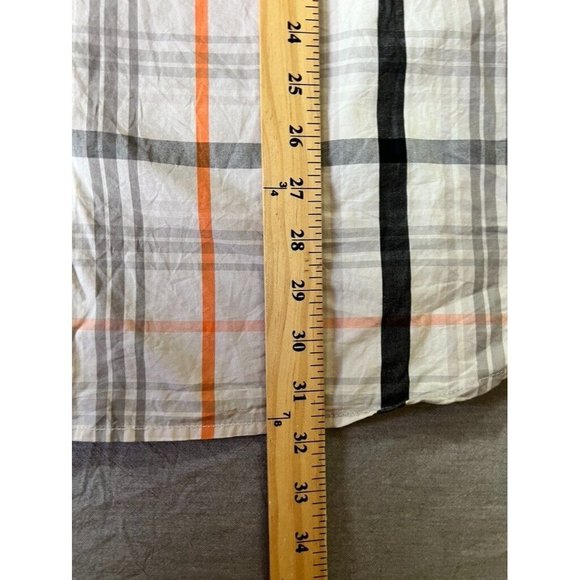 Cavi Button Up Shirt Adult Extra Large White Plaid Short Sleeve Casual Mens. - Picture 8 of 8